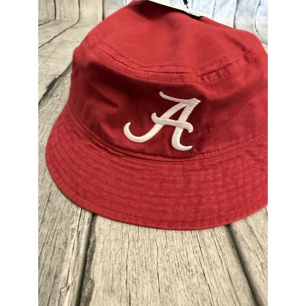 NWT Men’s Nike Alabama Crimson Tide Bucket Hat Sz Small Red Roll Tide - Picture 2 of 8